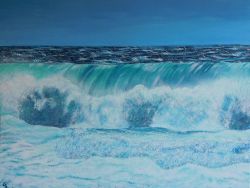Painting: Big Wave 2